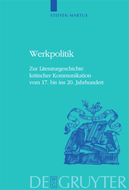 Vorderes Coverbild Werkpolitik