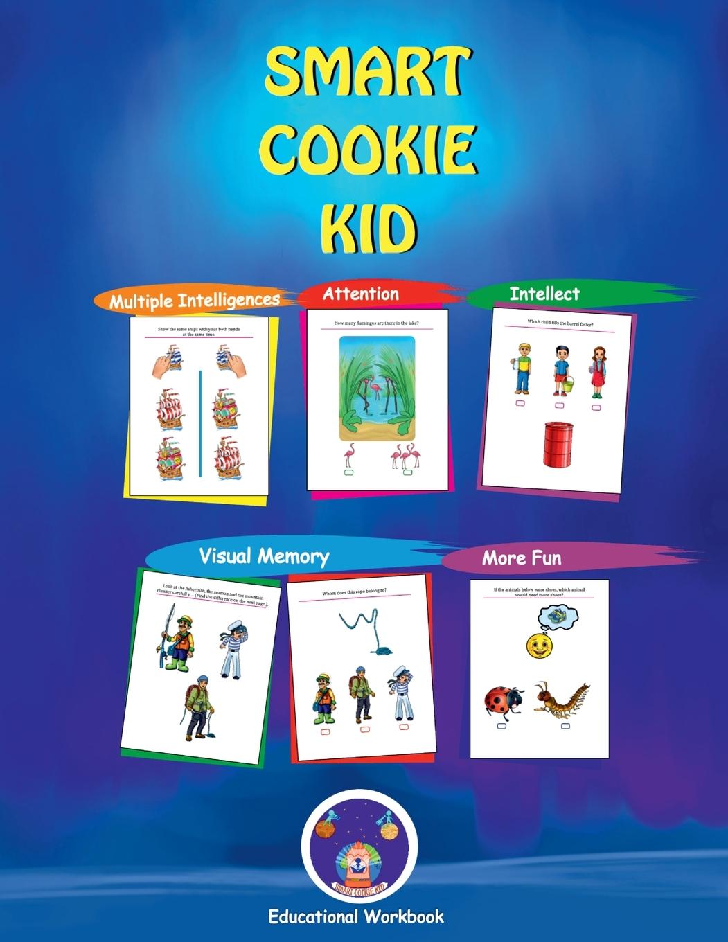 Rückseitencover Smart Cookie Kid For 3-4 Year Olds Educational Development Workbook (Arabic - العربية ) 3A
