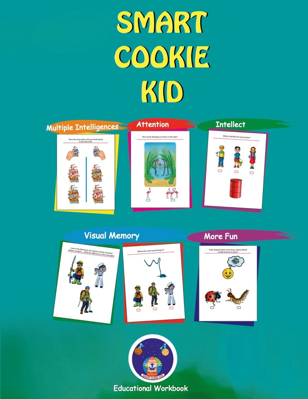 Rückseitencover Smart Cookie Kid For 3-4 Year Olds Educational Development Workbook (Arabic - العربية ) 2C