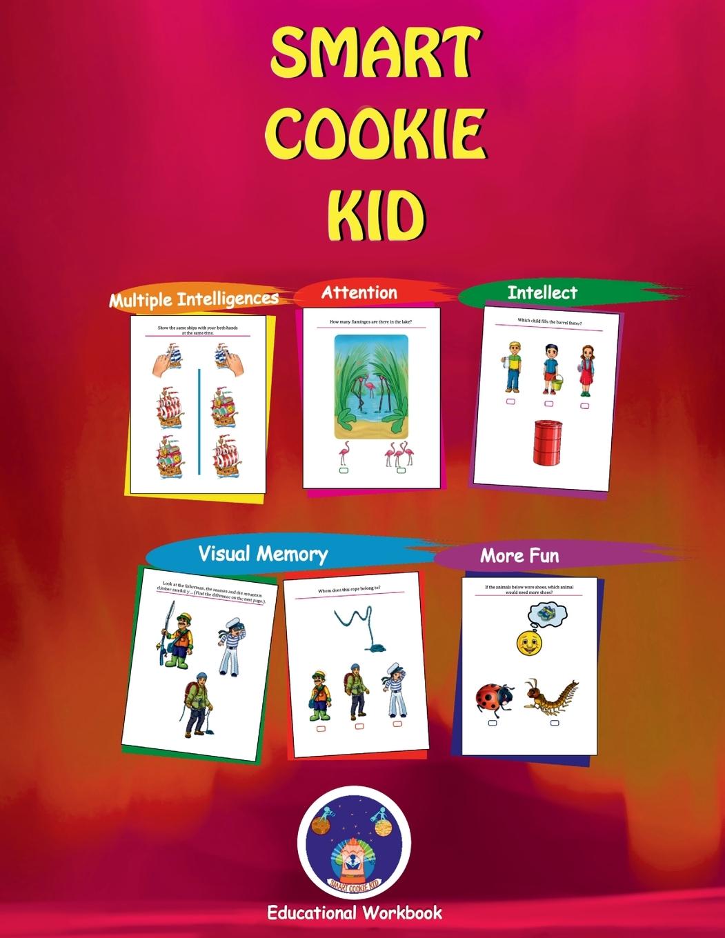 Rückseitencover Smart Cookie Kid For 3-4 Year Olds Educational Development Workbook (Arabic - العربية ) 1D