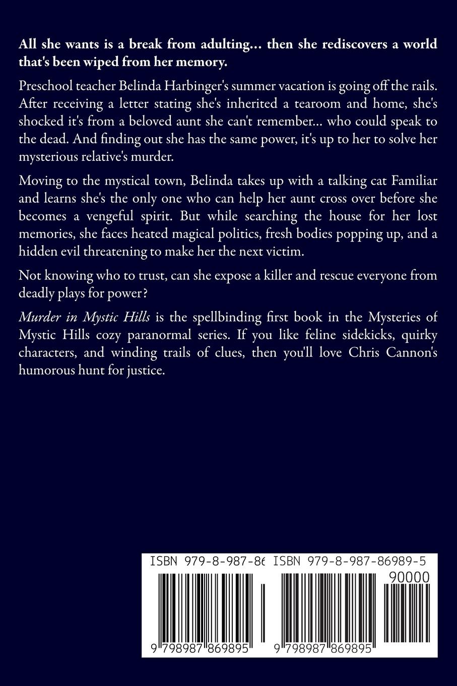 Rückseitencover Murder in Mystic Hills