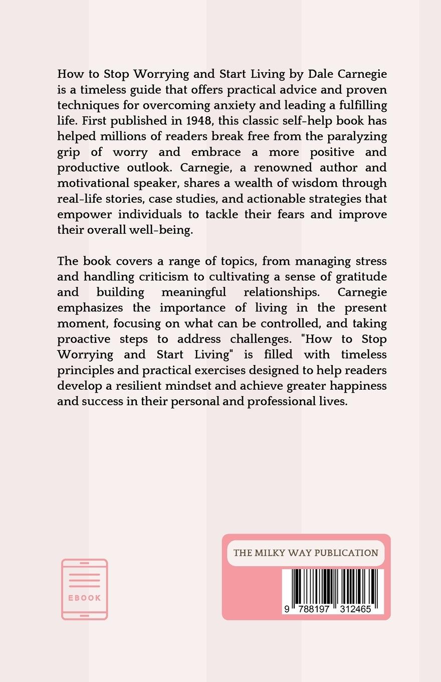 Rückseitencover How to Stop Worrying and Start Living