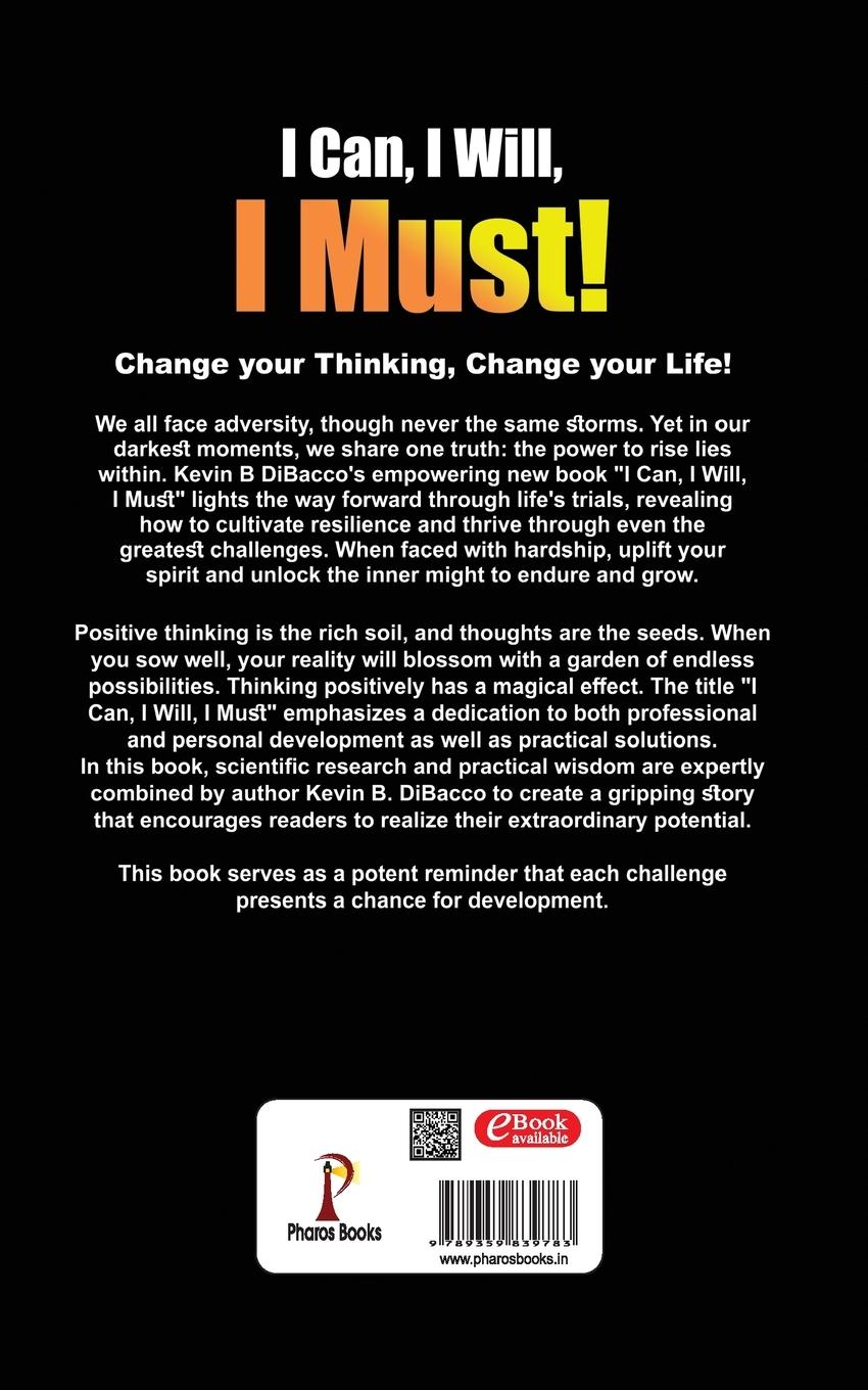 Rückseitencover I CAN, I WILL, I MUST!