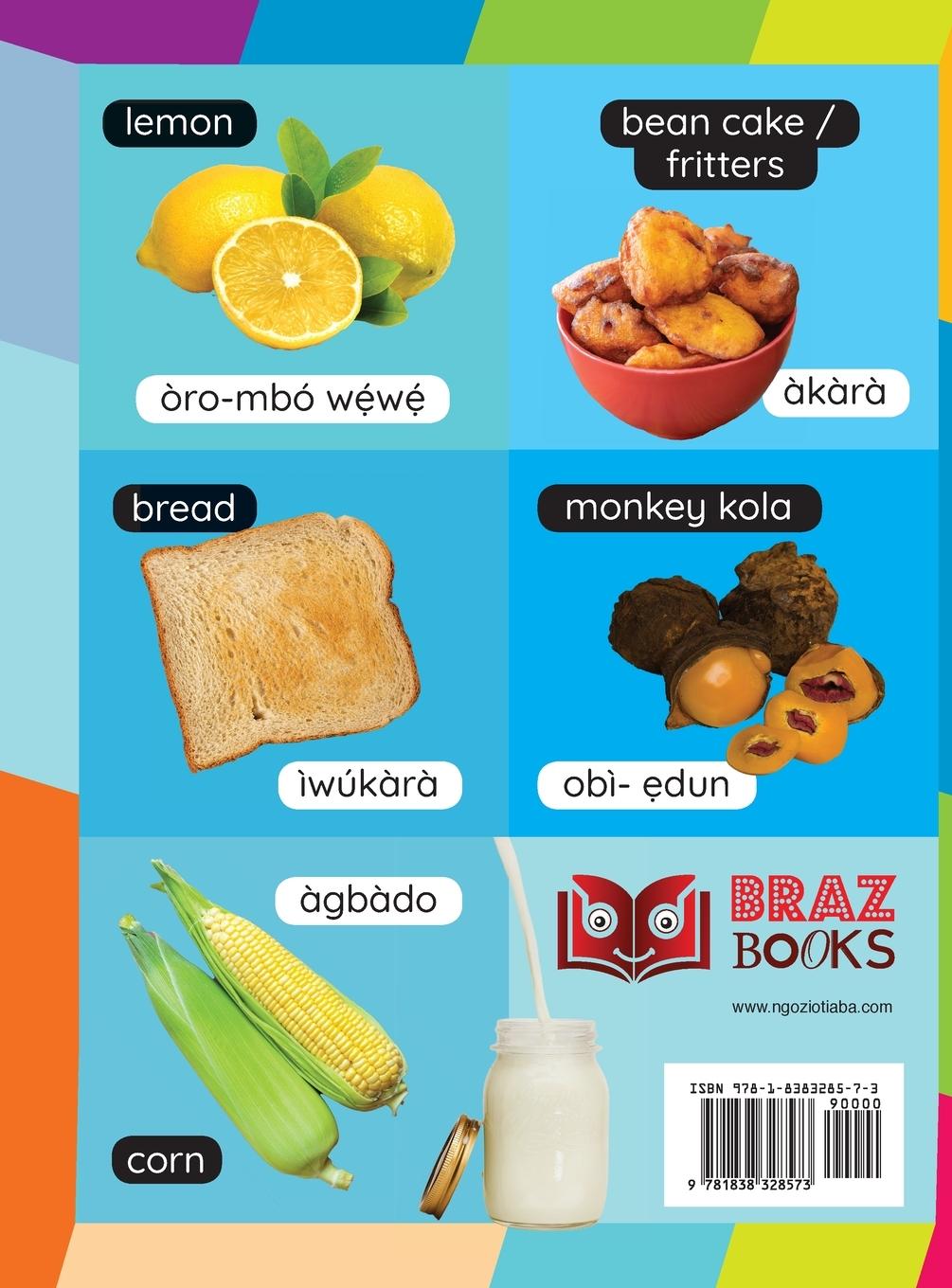 Rückseitencover My First 100 Foods in Yoruba and English