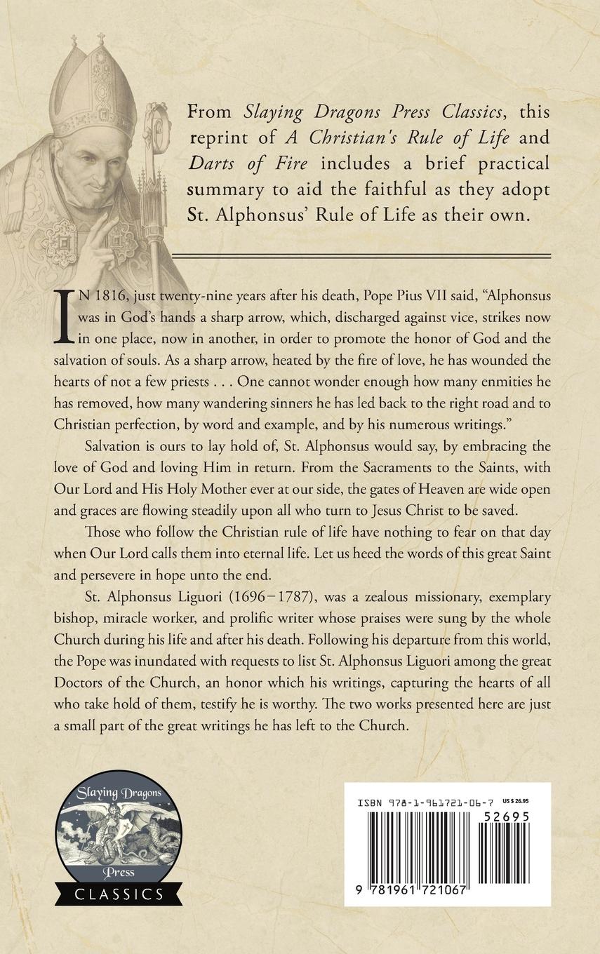 Rückseitencover A Christian's Rule of Life (with Darts of Fire )