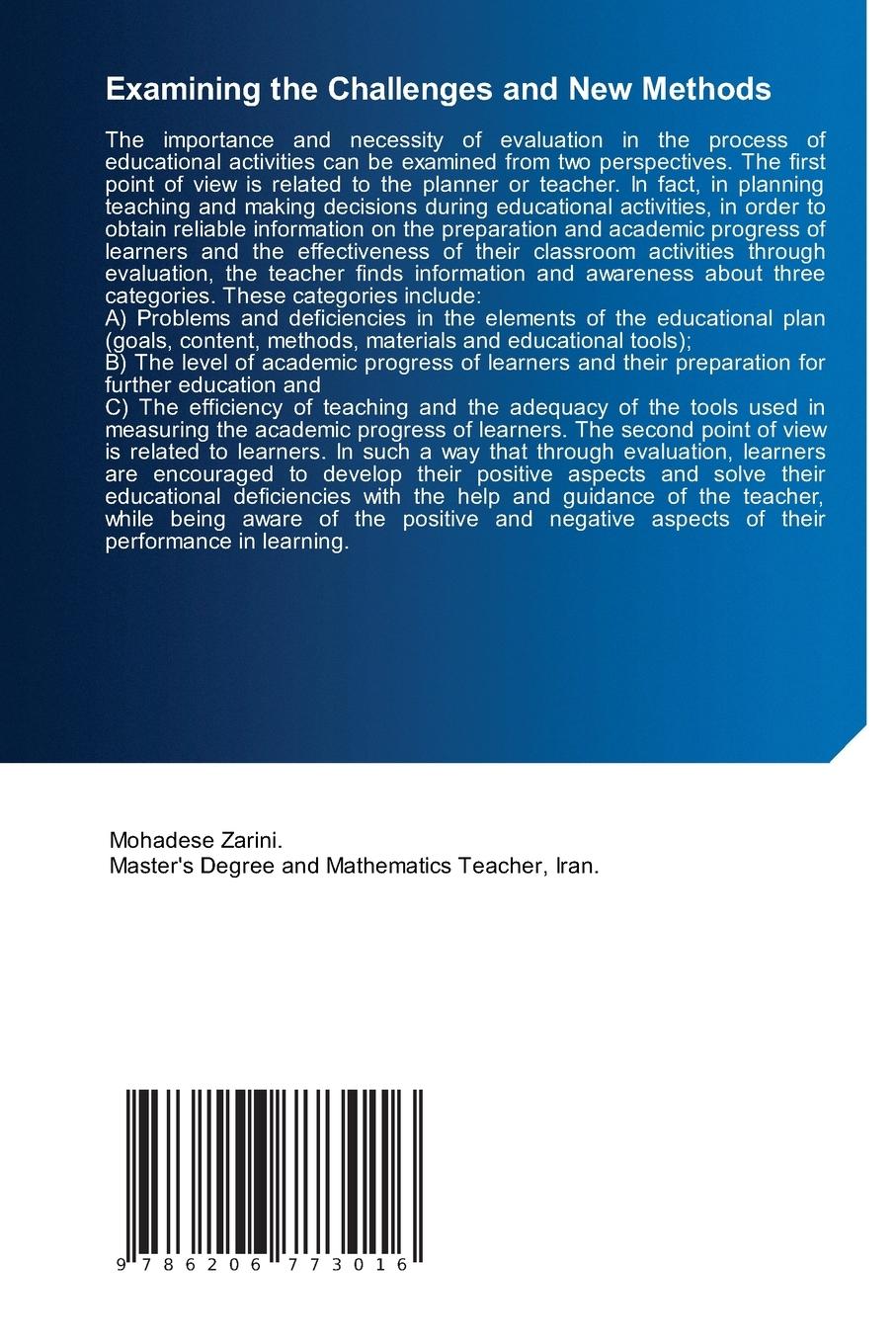 Rückseitencover Examining the Challenges and New Methods