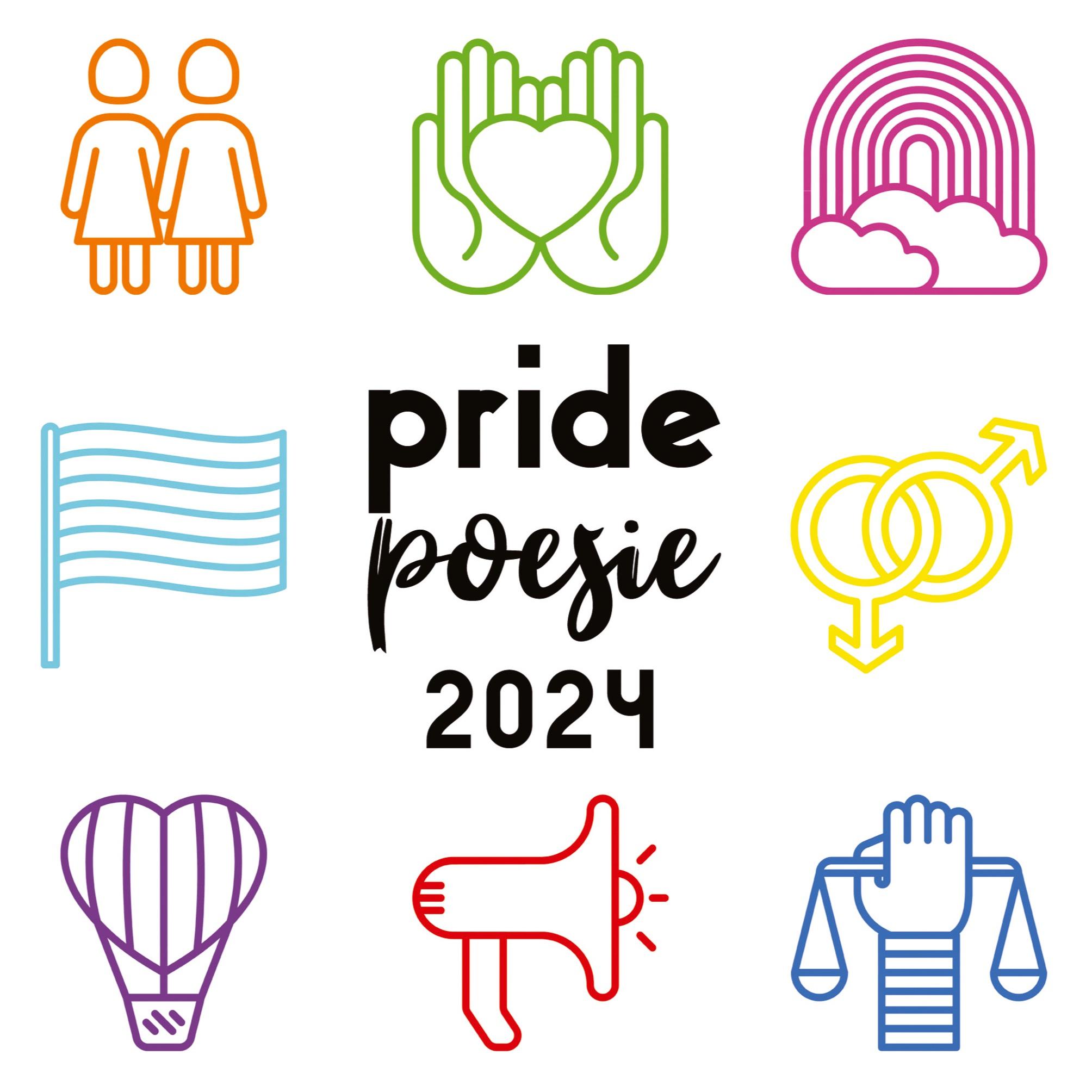 Vorderes Coverbild Pride-Poesie 2024