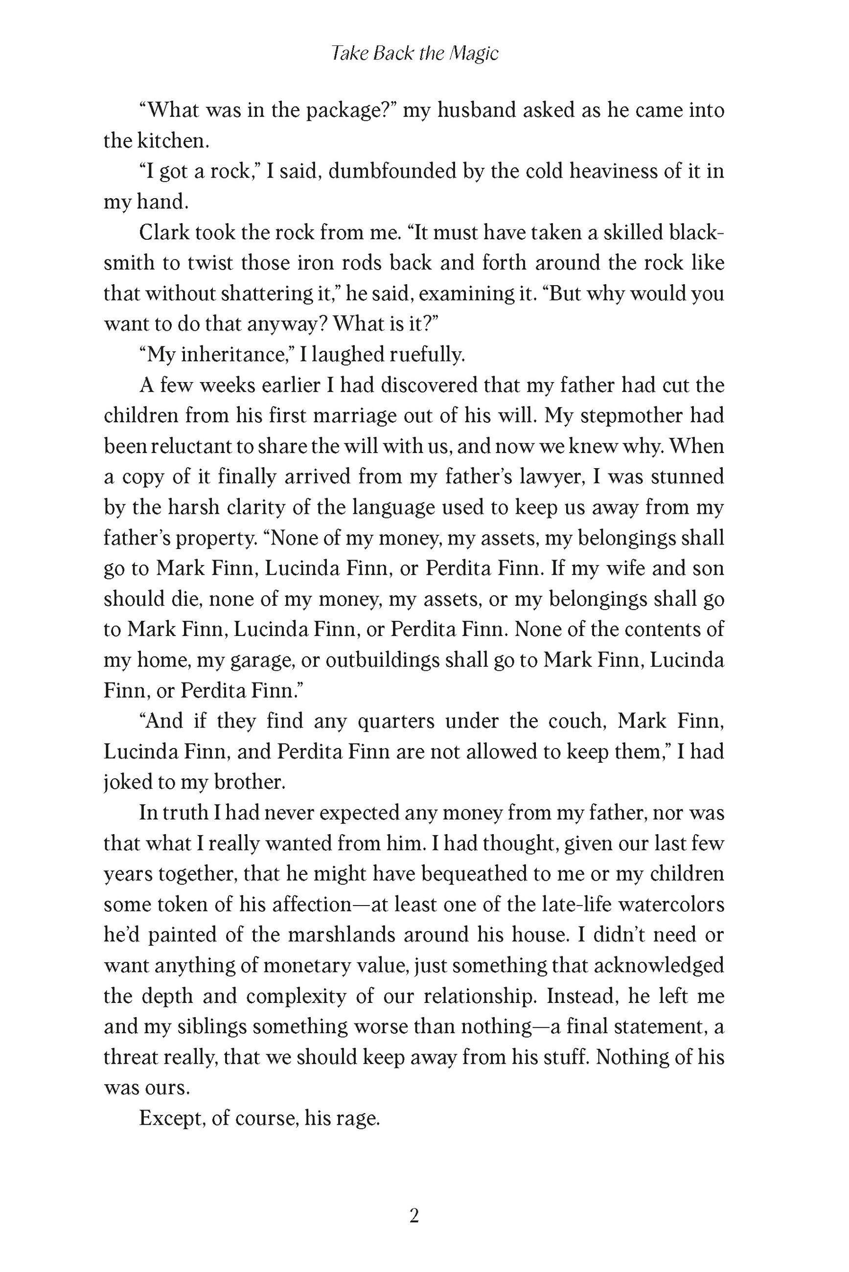 Beispielinhalt (Bild) Take Back the Magic