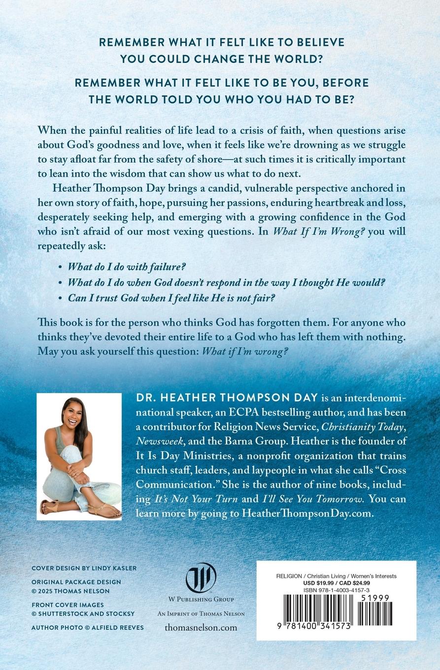 Rückseitencover What If I'm Wrong?