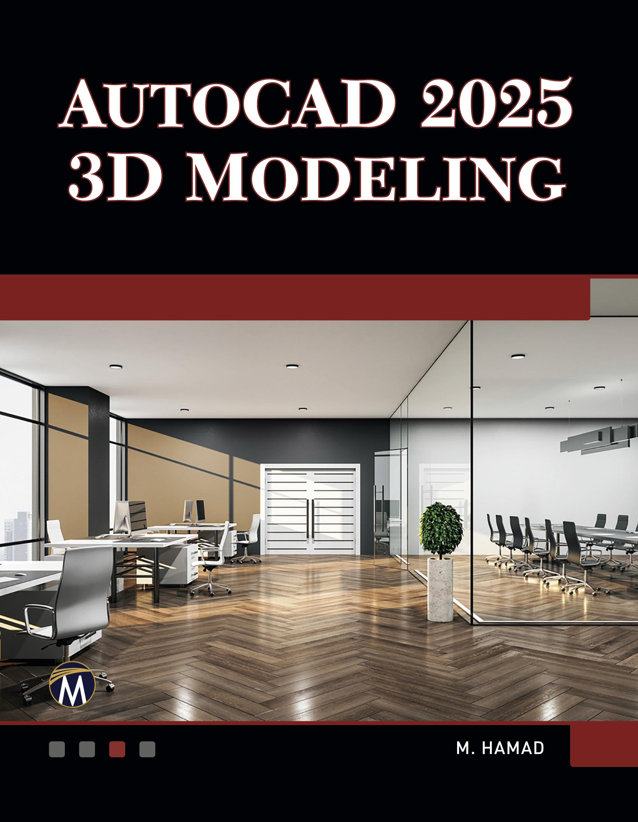 Vorderes Coverbild AutoCAD 2025 3D Modeling