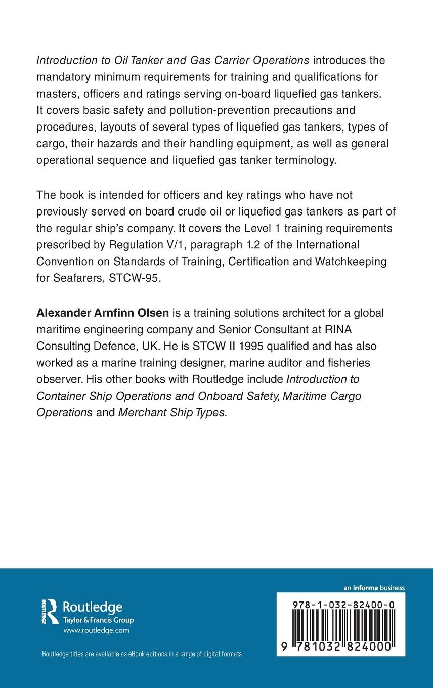 Rückseitencover Introduction to Oil Tanker and Gas Carrier Operations