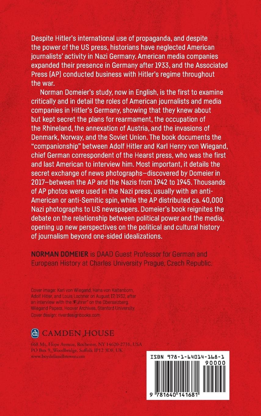 Rückseitencover American Journalists in Hitler's Germany
