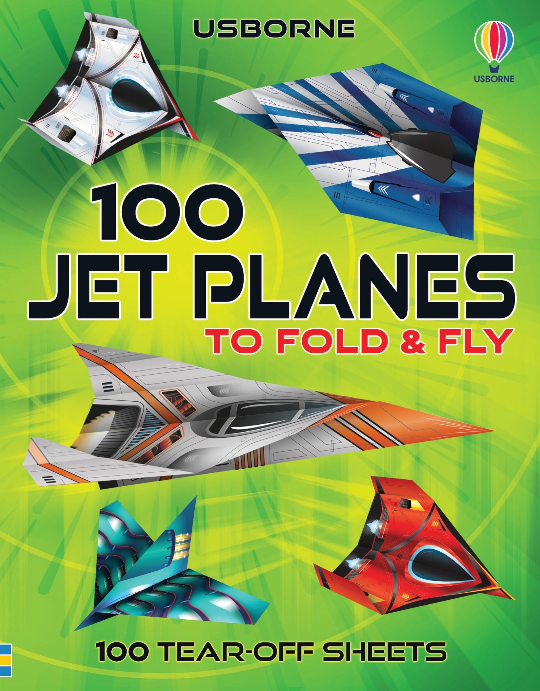 Vorderes Coverbild 100 Jet Planes to Fold and Fly