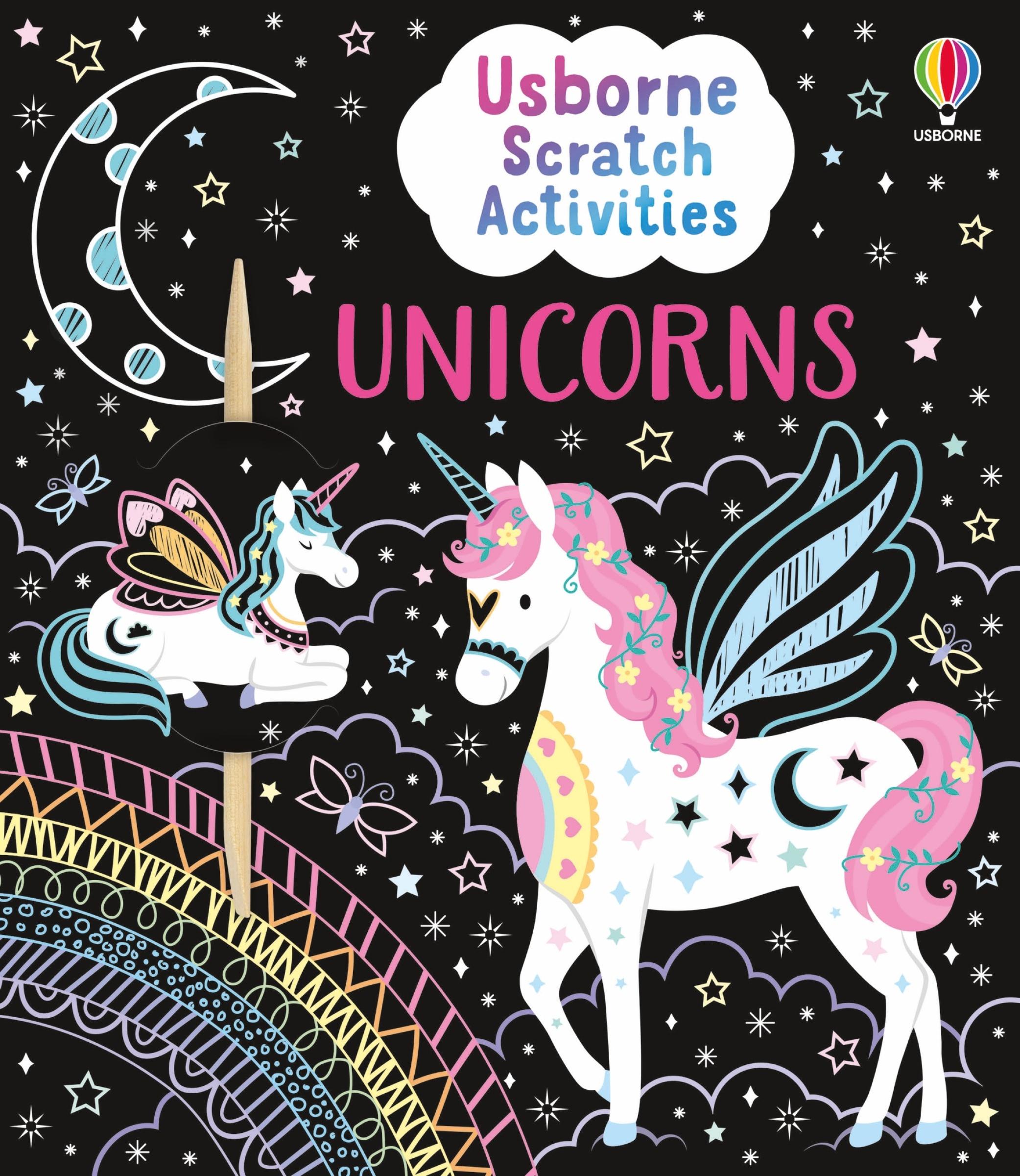 Vorderes Coverbild Usborne Scratch Activities Unicorns