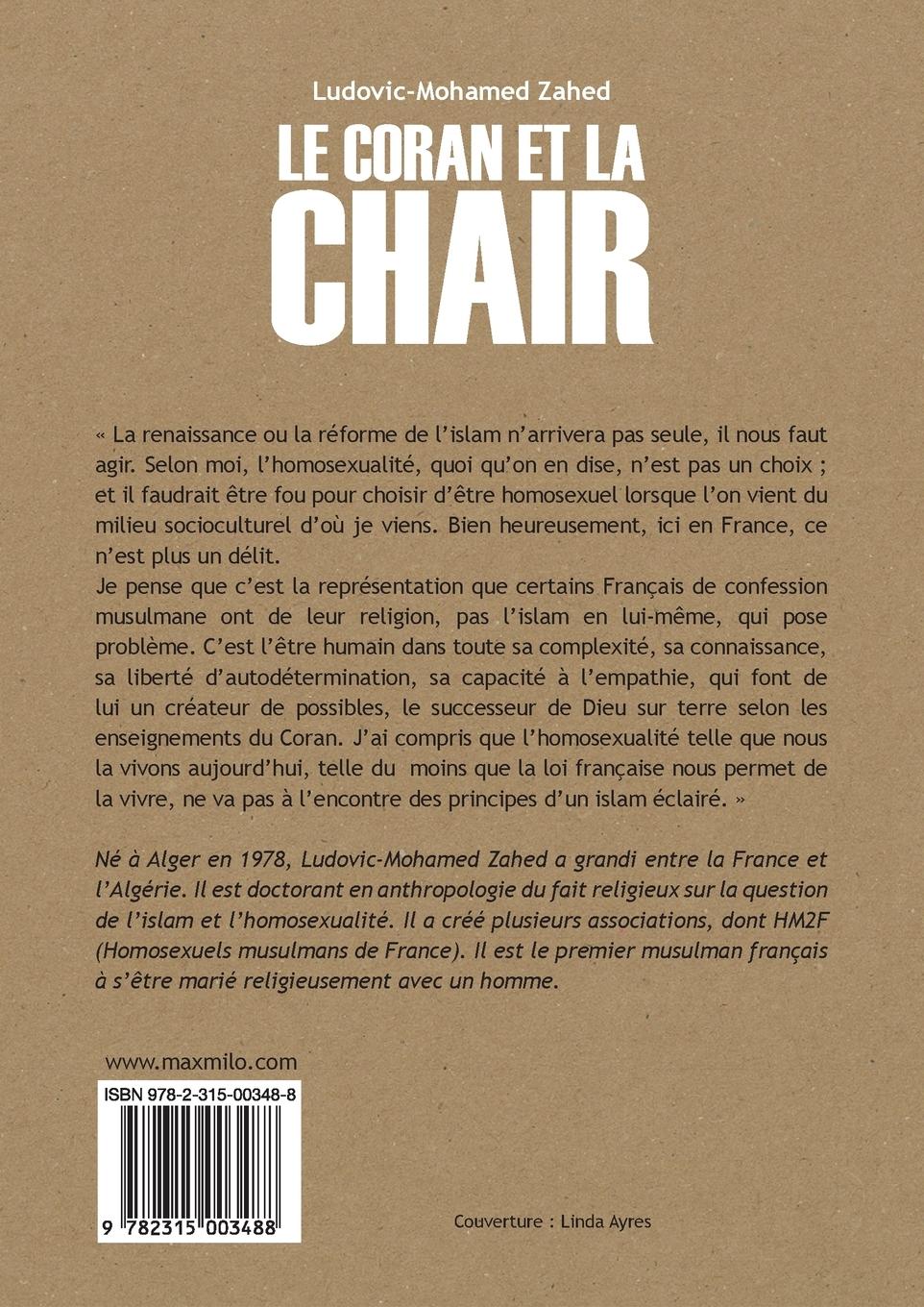 Rückseitencover Le Coran et la Chair
