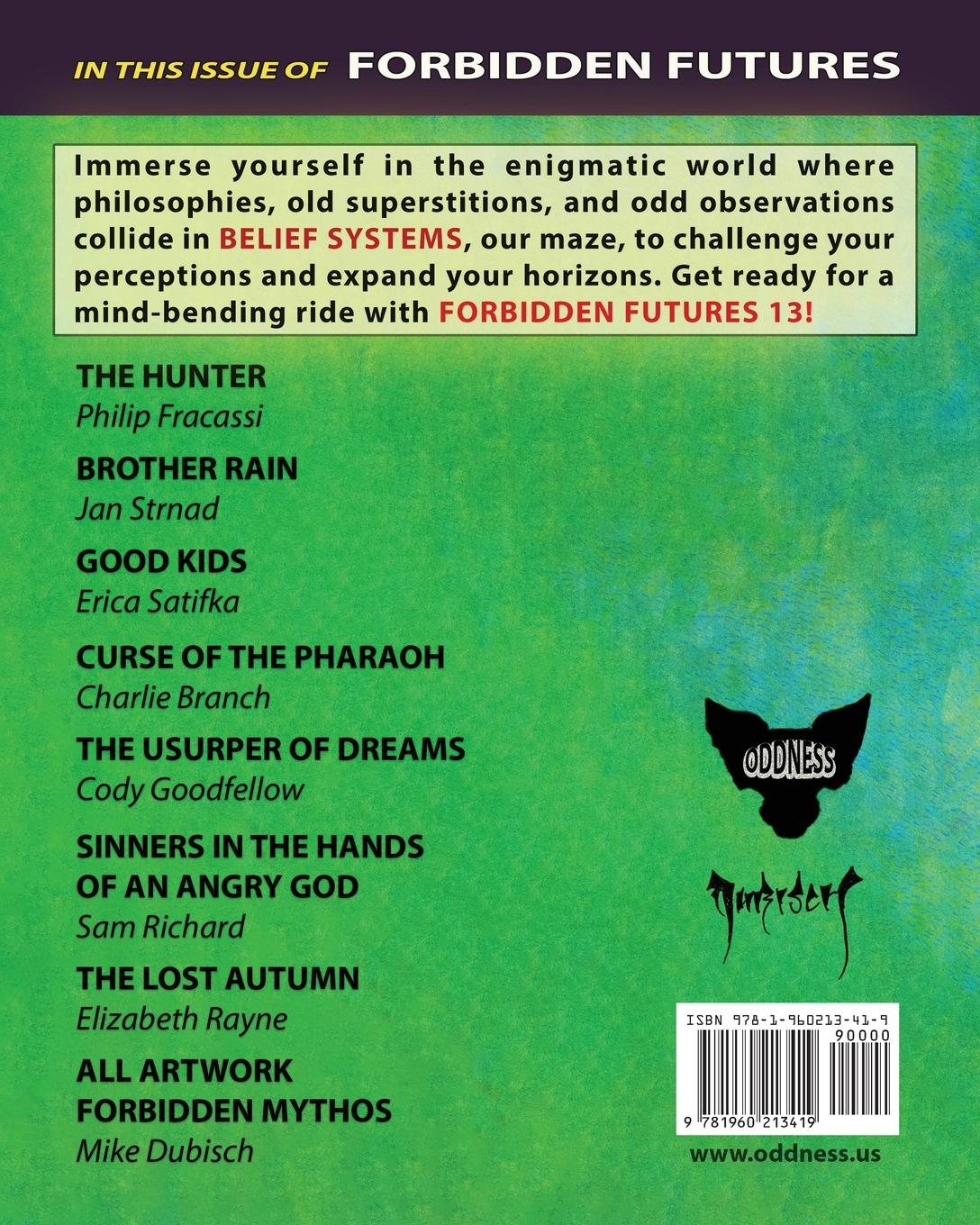 Rückseitencover FORBIDDEN FUTURES 13