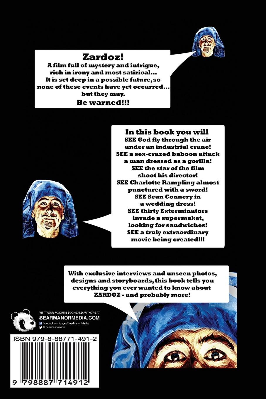 Rückseitencover Zardoz Speaks To You! How a Classic Movie was Created, Died, and was Born Again