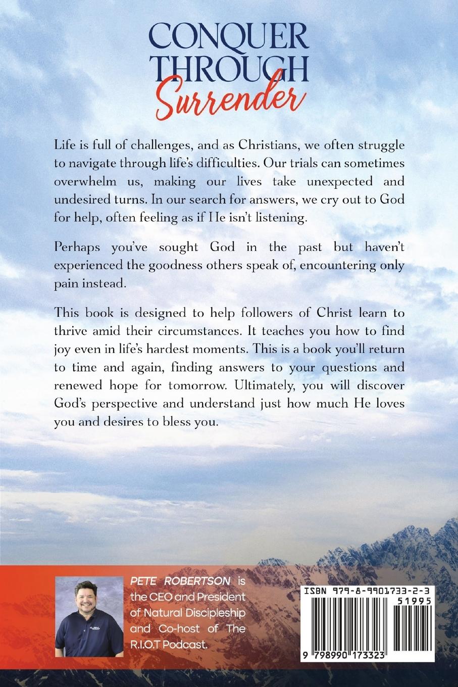 Rückseitencover Conquer Through Surrender