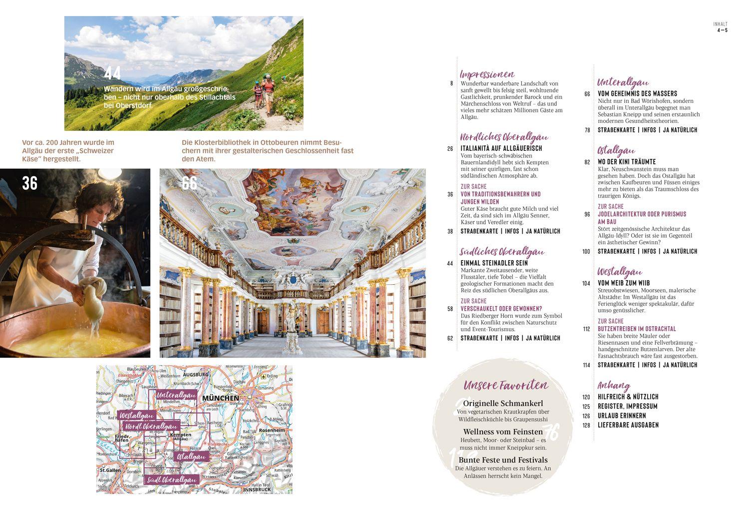 Beispielinhalt (Bild) DUMONT Bildatlas Allgäu