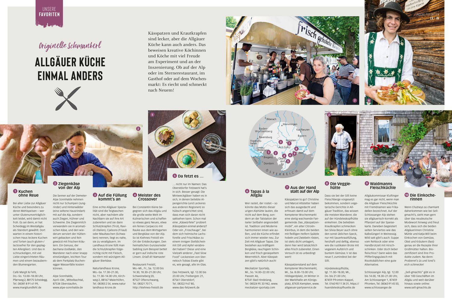 Beispielinhalt (Bild) DUMONT Bildatlas Allgäu