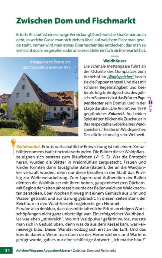 Beispielinhalt (Bild) Erfurt - Der Stadtführer