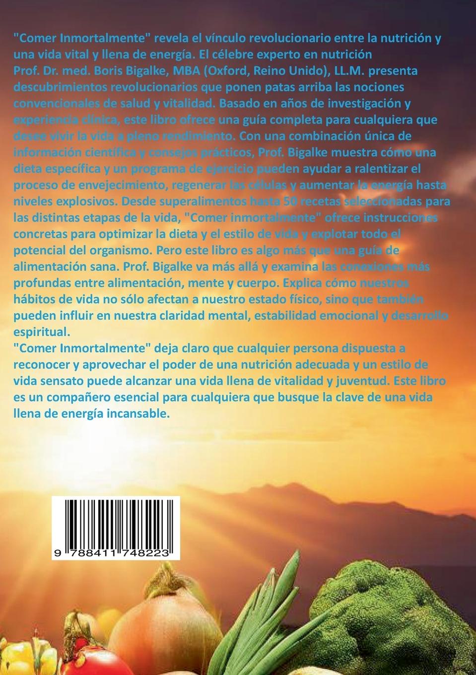 Rückseitencover Comer inmortalmente