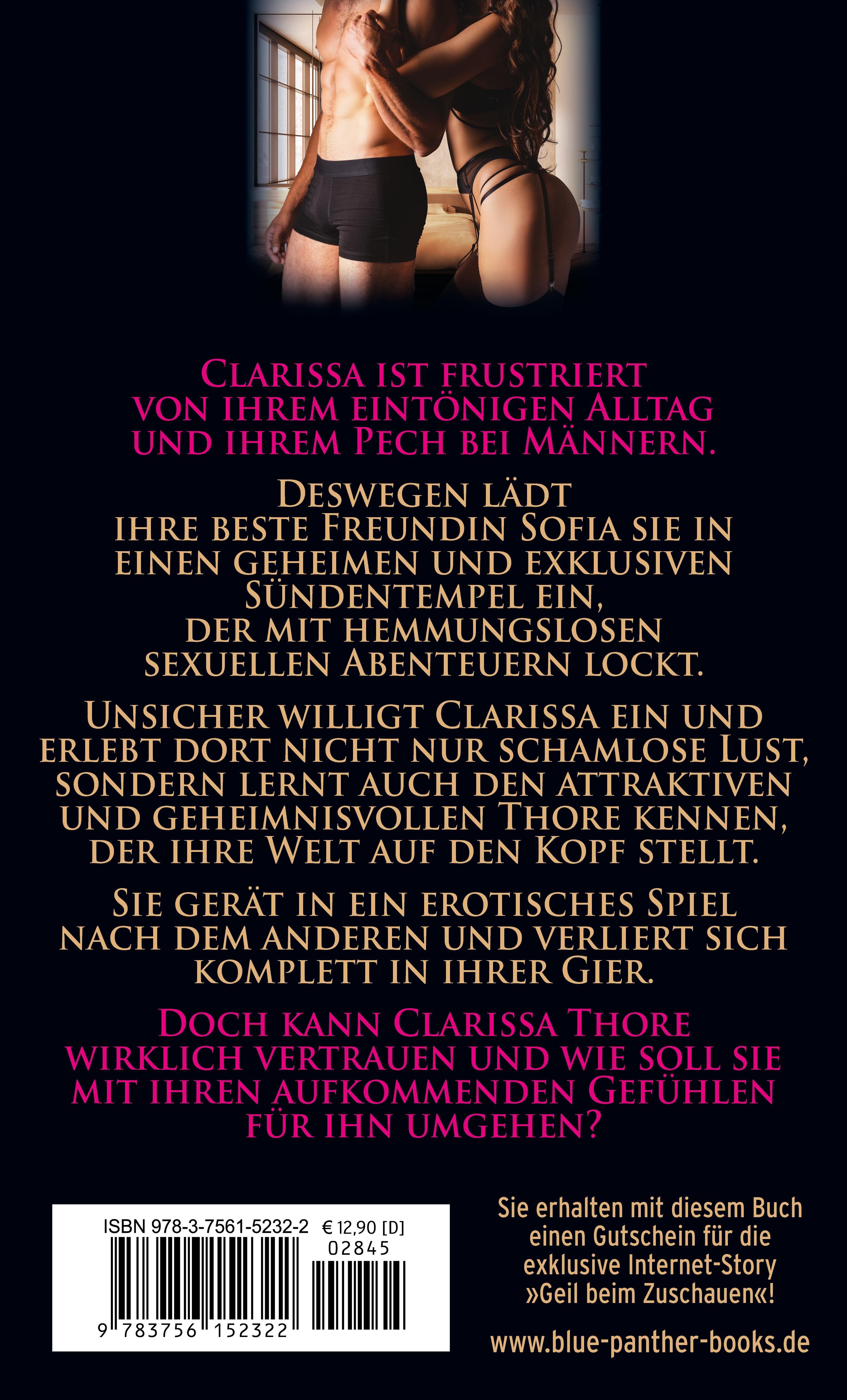 Rückseitencover Sündentempel der Lust | Erotischer Roman