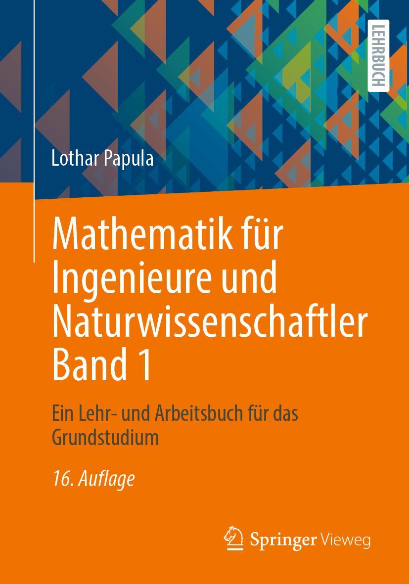 Vorderes Coverbild Mathematik für Ingenieure und Naturwissenschaftler Band 1