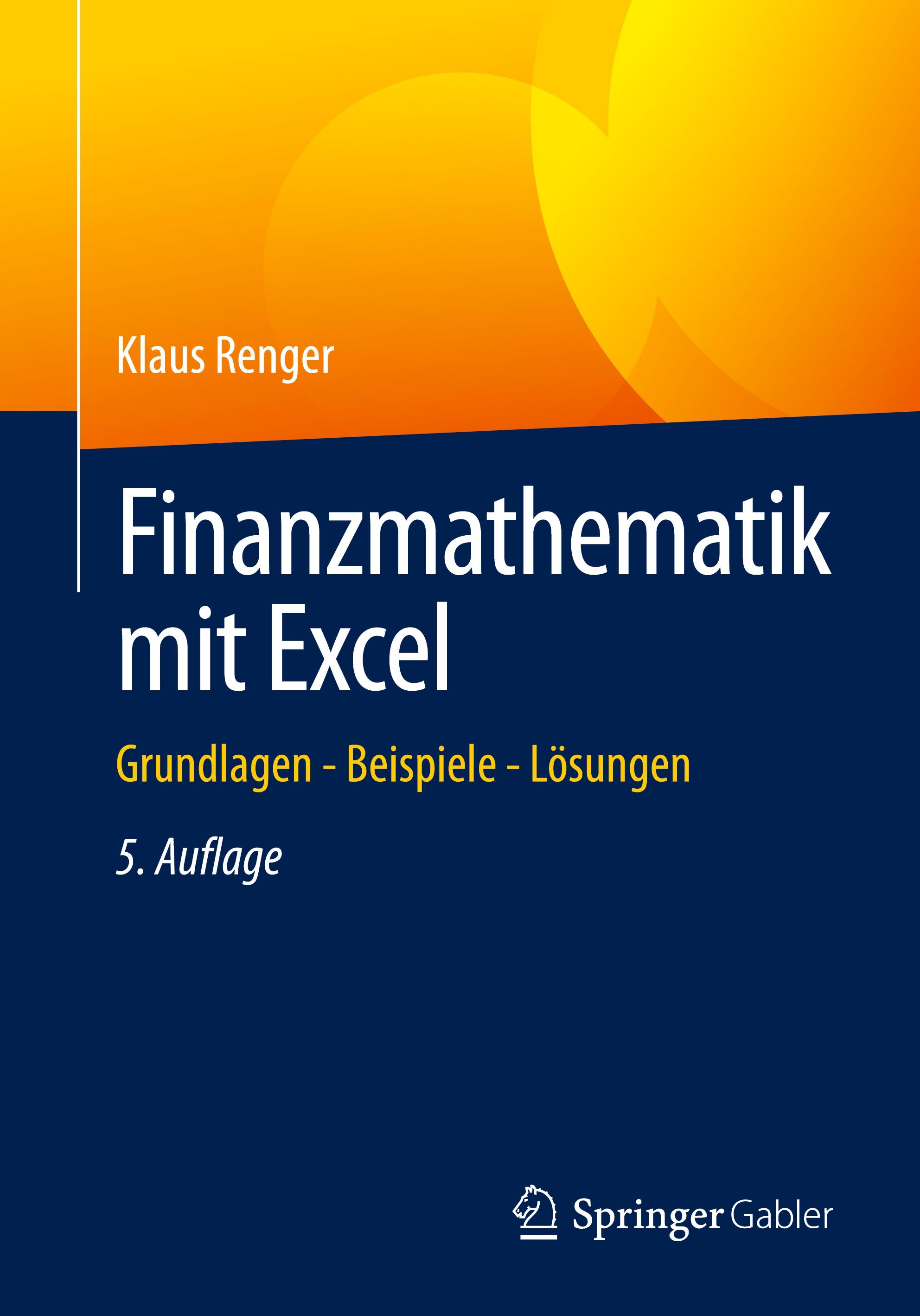 Vorderes Coverbild Finanzmathematik mit Excel