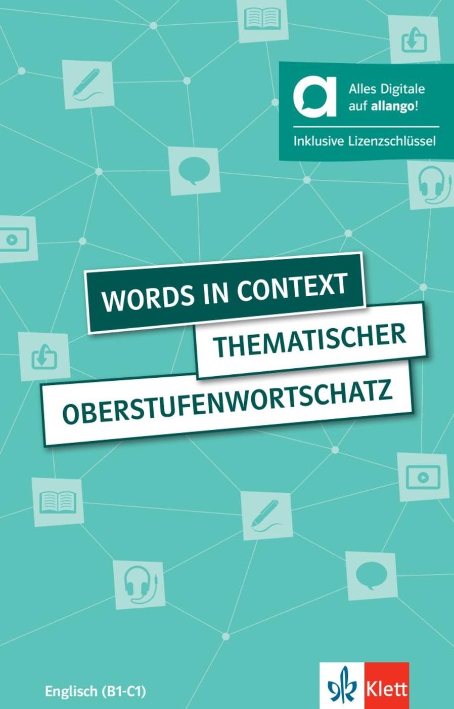 Vorderes Coverbild Words in context - Hybride Ausgabe allango