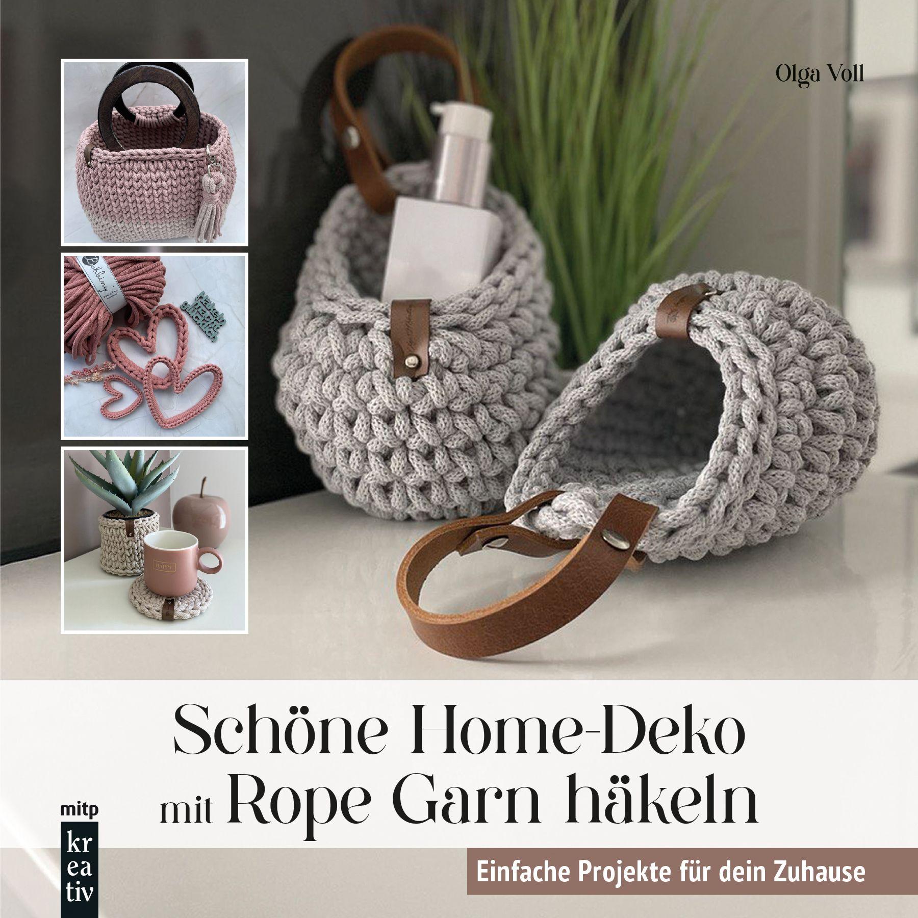Vorderes Coverbild Schöne Home-Deko mit Rope Garn häkeln