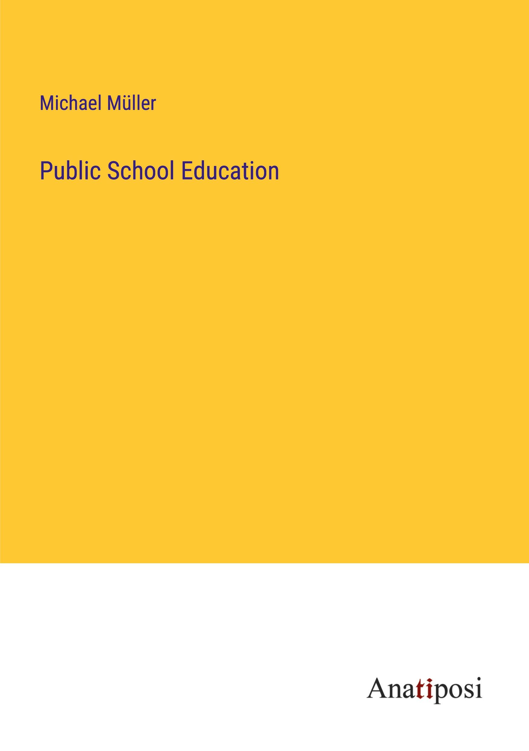 Vorderes Coverbild Public School Education