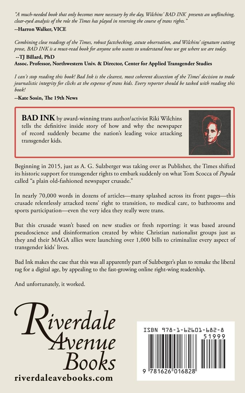 Rückseitencover Bad Ink