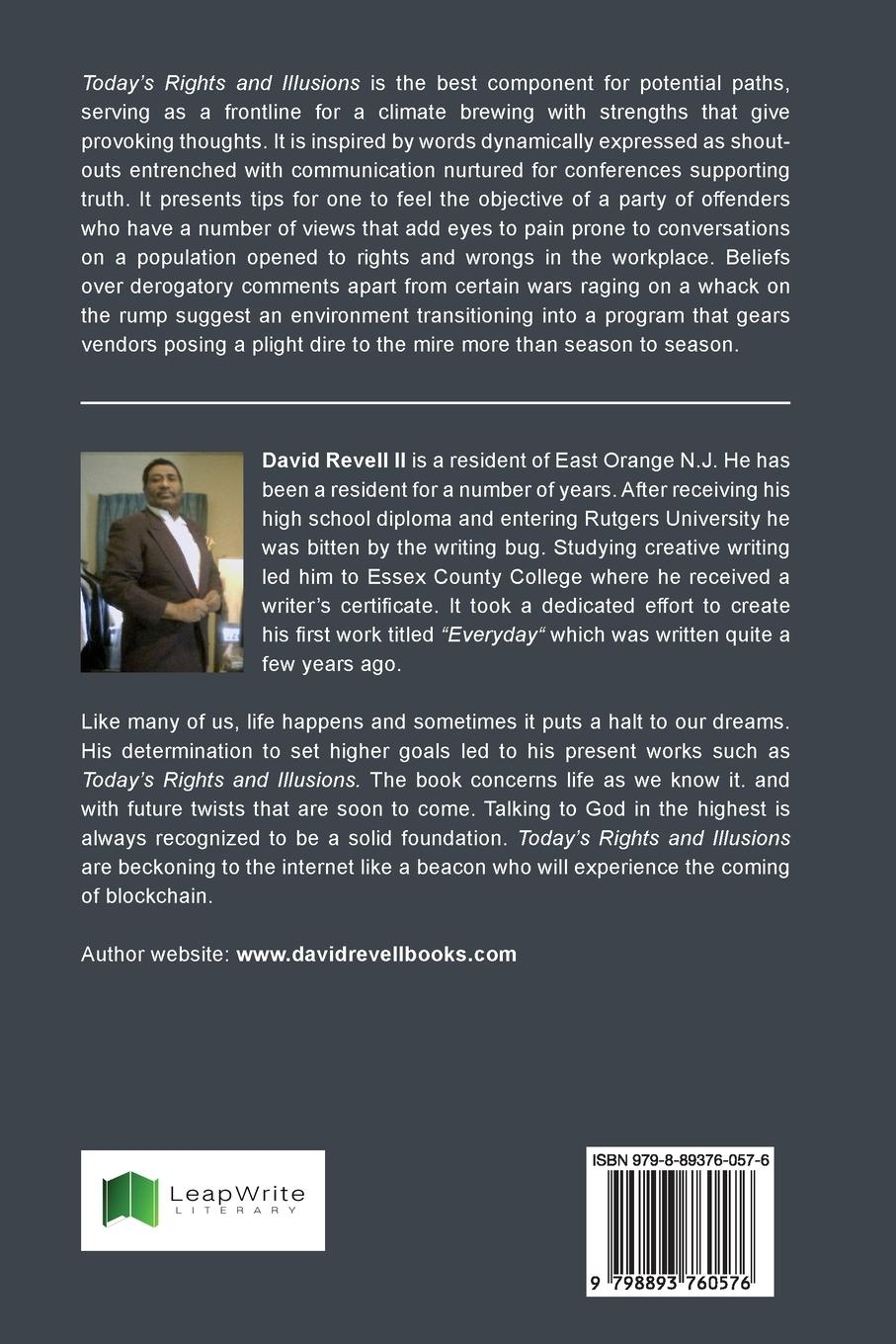 Rückseitencover Today's Rights and Illusions