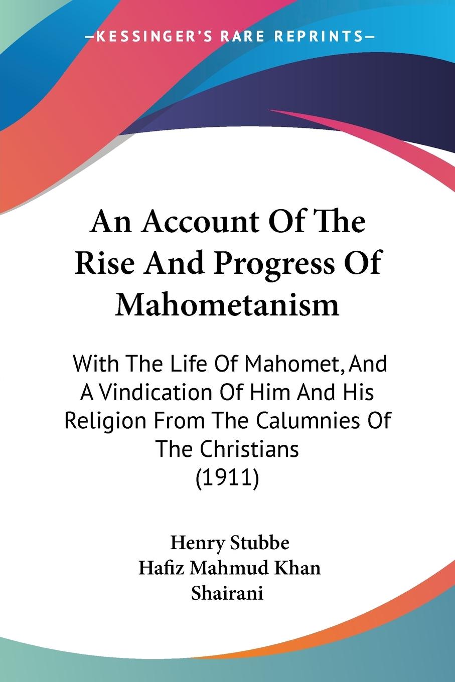 Vorderes Coverbild An Account Of The Rise And Progress Of Mahometanism
