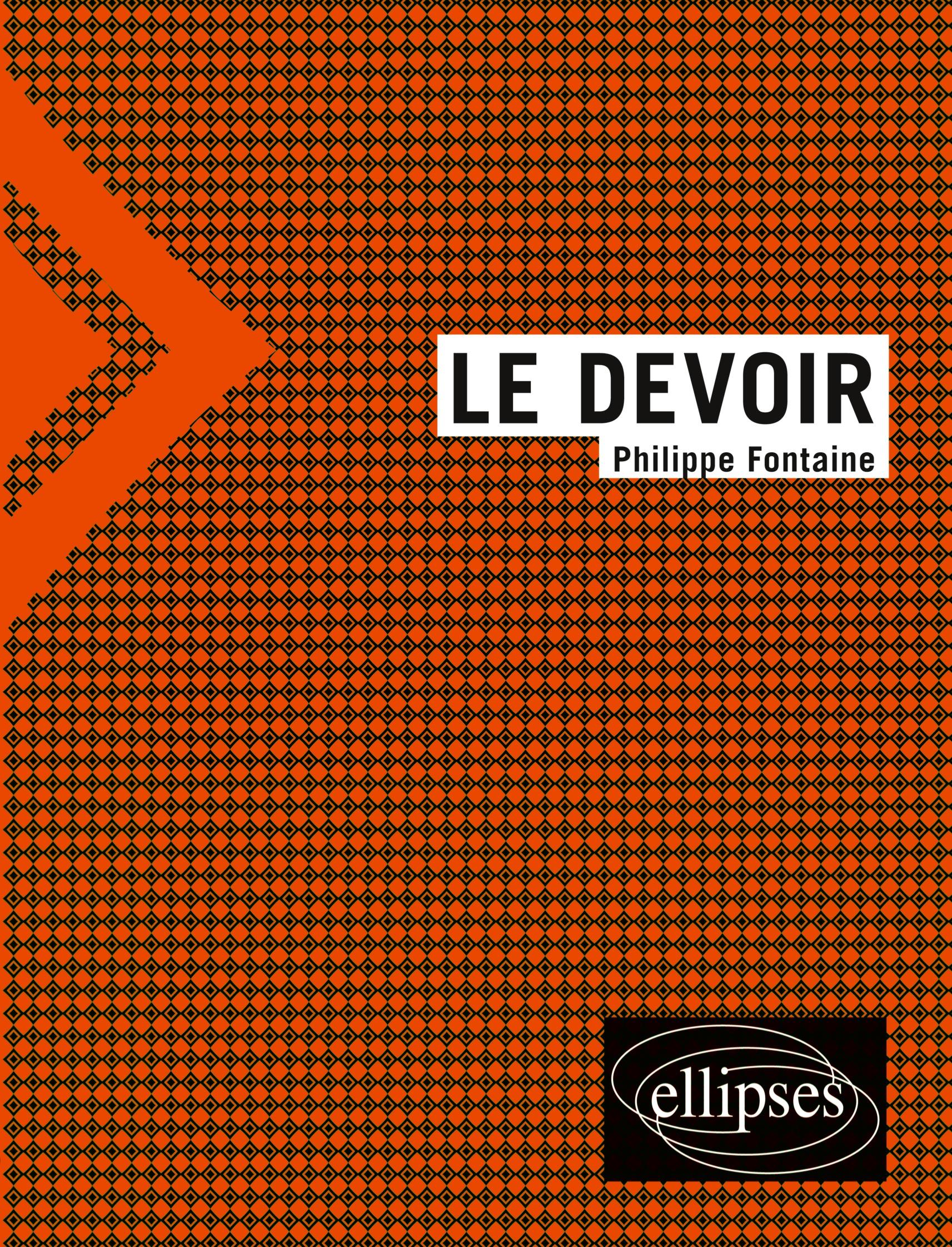 Vorderes Coverbild Le devoir