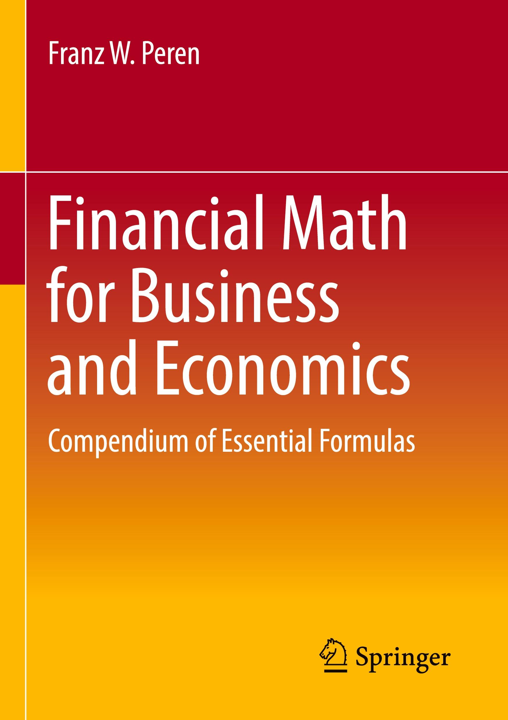 Vorderes Coverbild Financial Math for Business and Economics