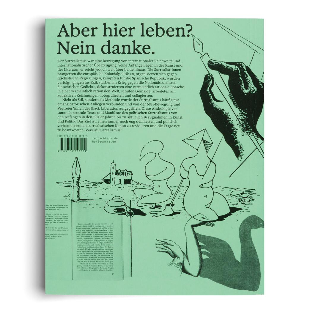 Beispielinhalt (Bild) Surrealismus + Antifaschismus - eine Anthologie. Der Katalog zur preisgekrönten Ausstellung im Münchner Lenbachhaus. AICA-Auszeichnung "Besondere Ausstellung"