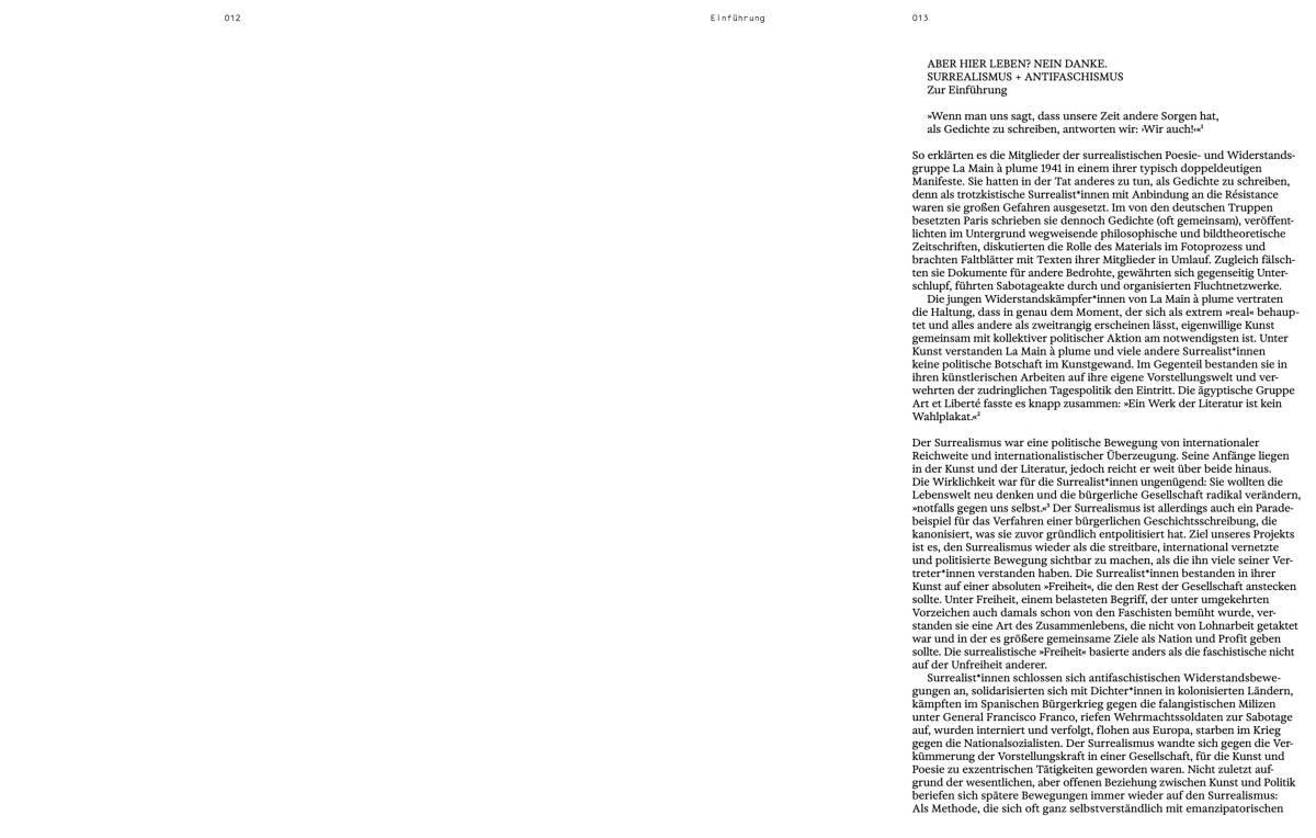 Beispielinhalt (Bild) Surrealismus + Antifaschismus - eine Anthologie. Der Katalog zur preisgekrönten Ausstellung im Münchner Lenbachhaus. AICA-Auszeichnung "Besondere Ausstellung"