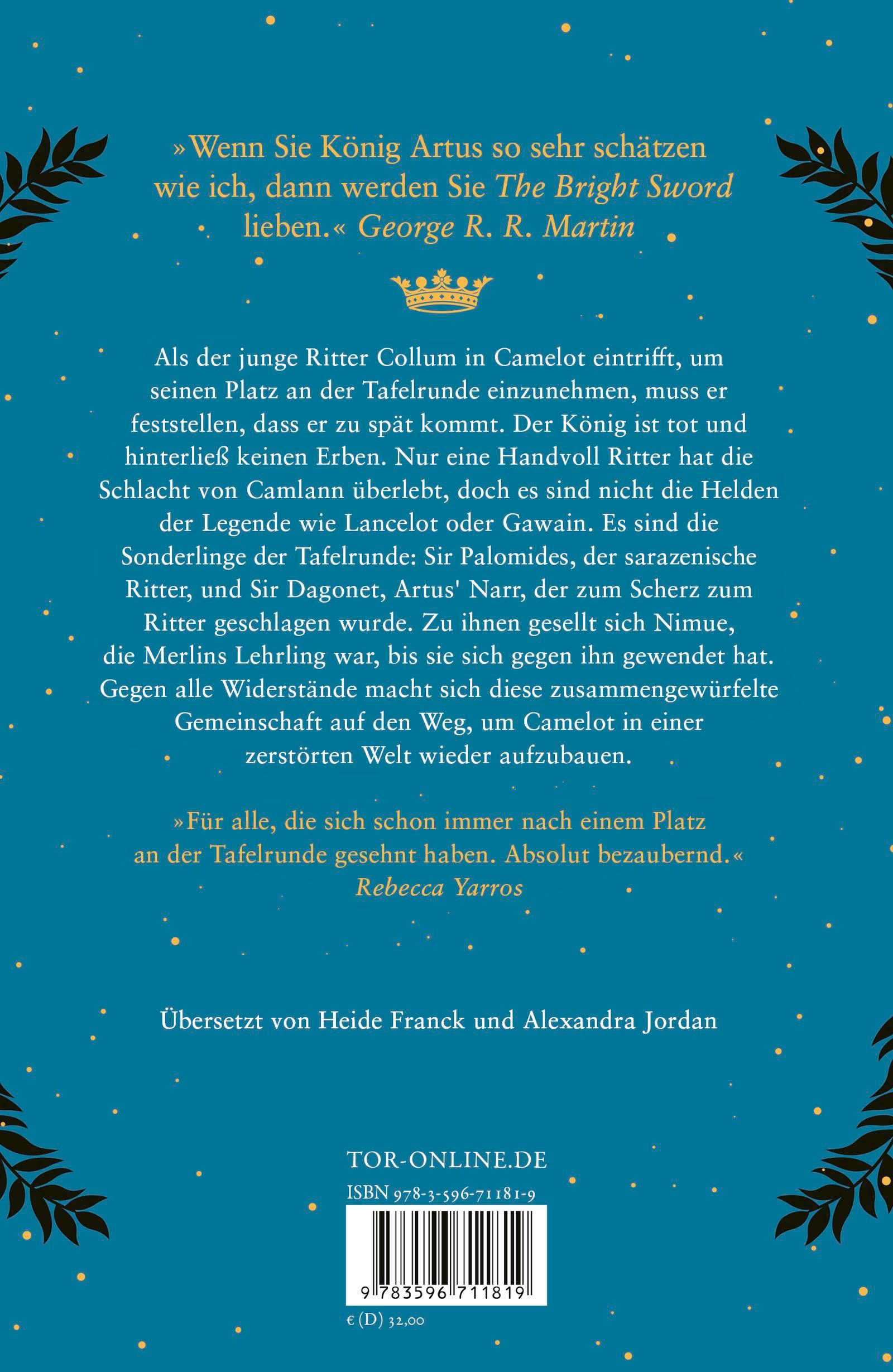 Rückseitencover The Bright Sword
