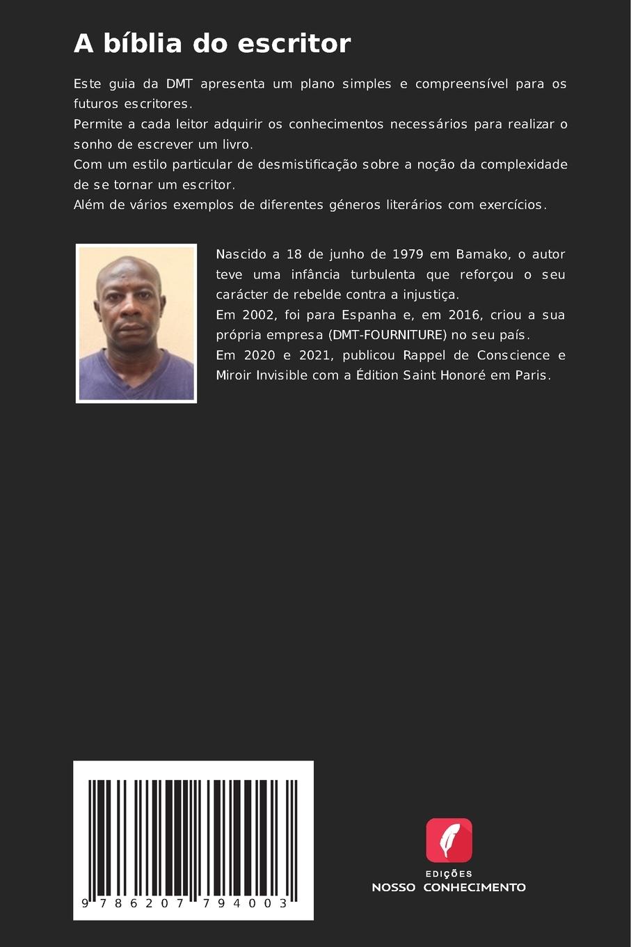 Rückseitencover A bíblia do escritor