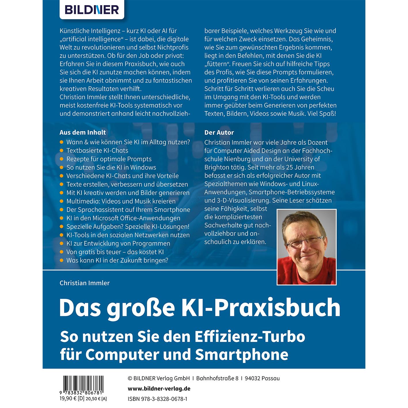 Rückseitencover Das große KI-Praxisbuch