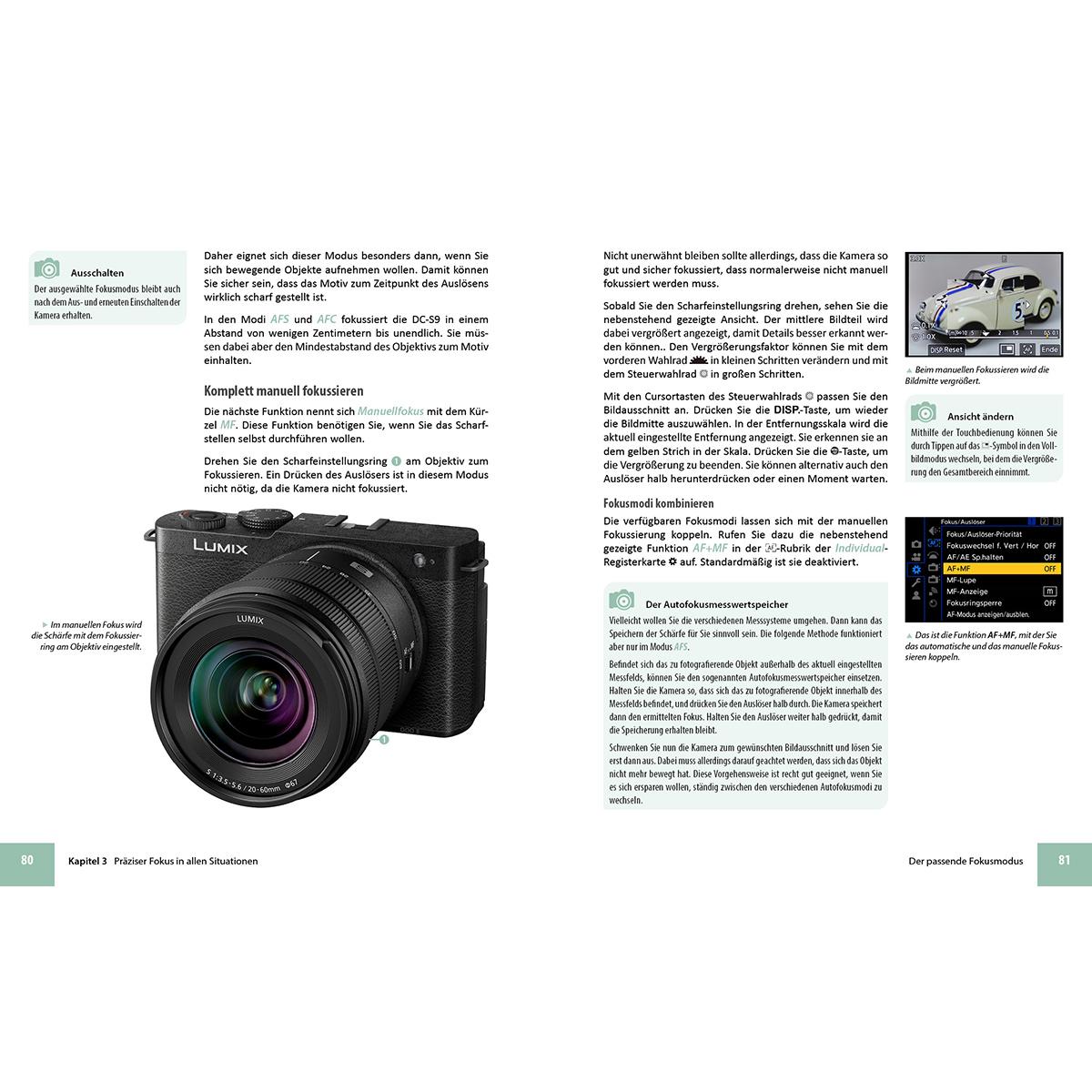 Beispielinhalt (Bild) Panasonic LUMIX S9: Das umfangreiche Praxisbuch zu Ihrer Kamera