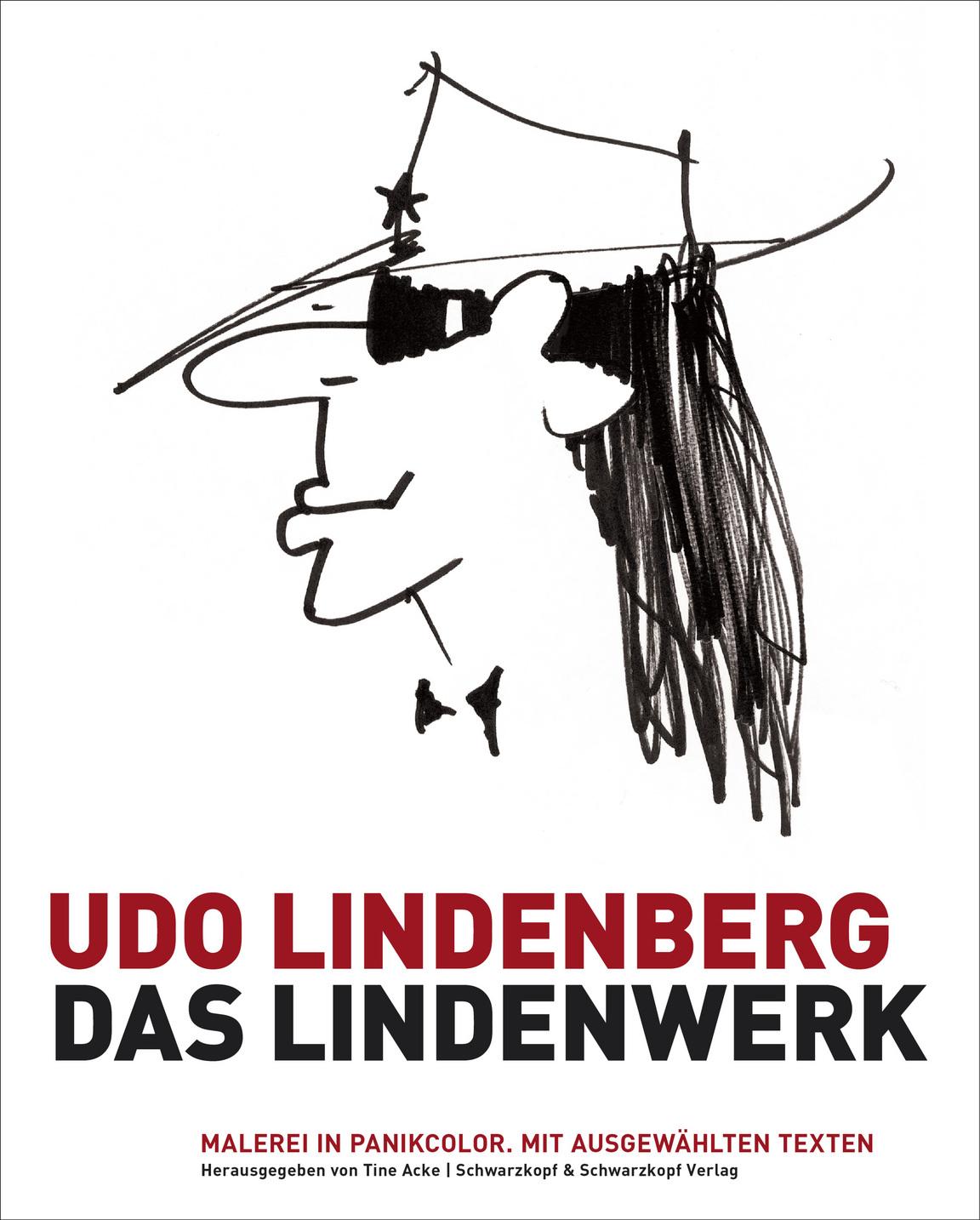 Vorderes Coverbild Udo Lindenberg: Das Lindenwerk - Malerei in Panikcolor.