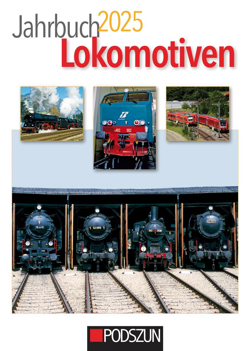 Vorderes Coverbild Jahrbuch Lokomotiven 2025