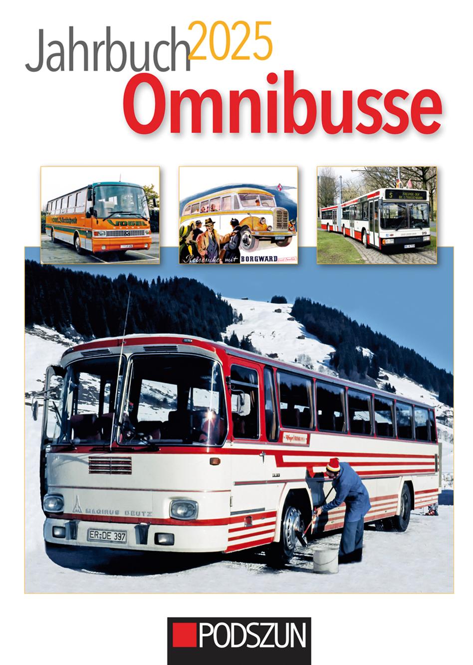 Vorderes Coverbild Jahrbuch Omnibusse 2025