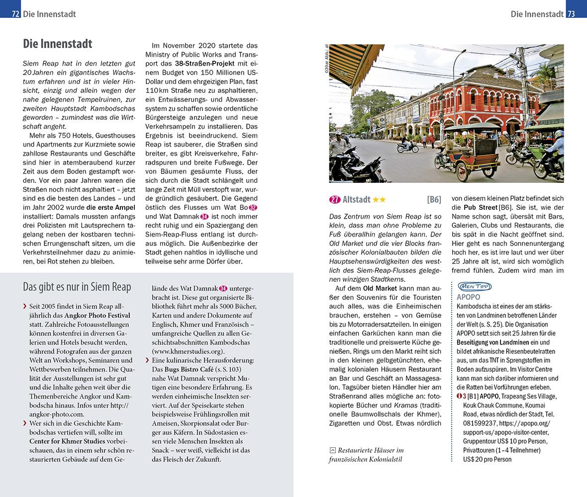 Beispielinhalt (Bild) Reise Know-How CityTrip Angkor und Siem Reap