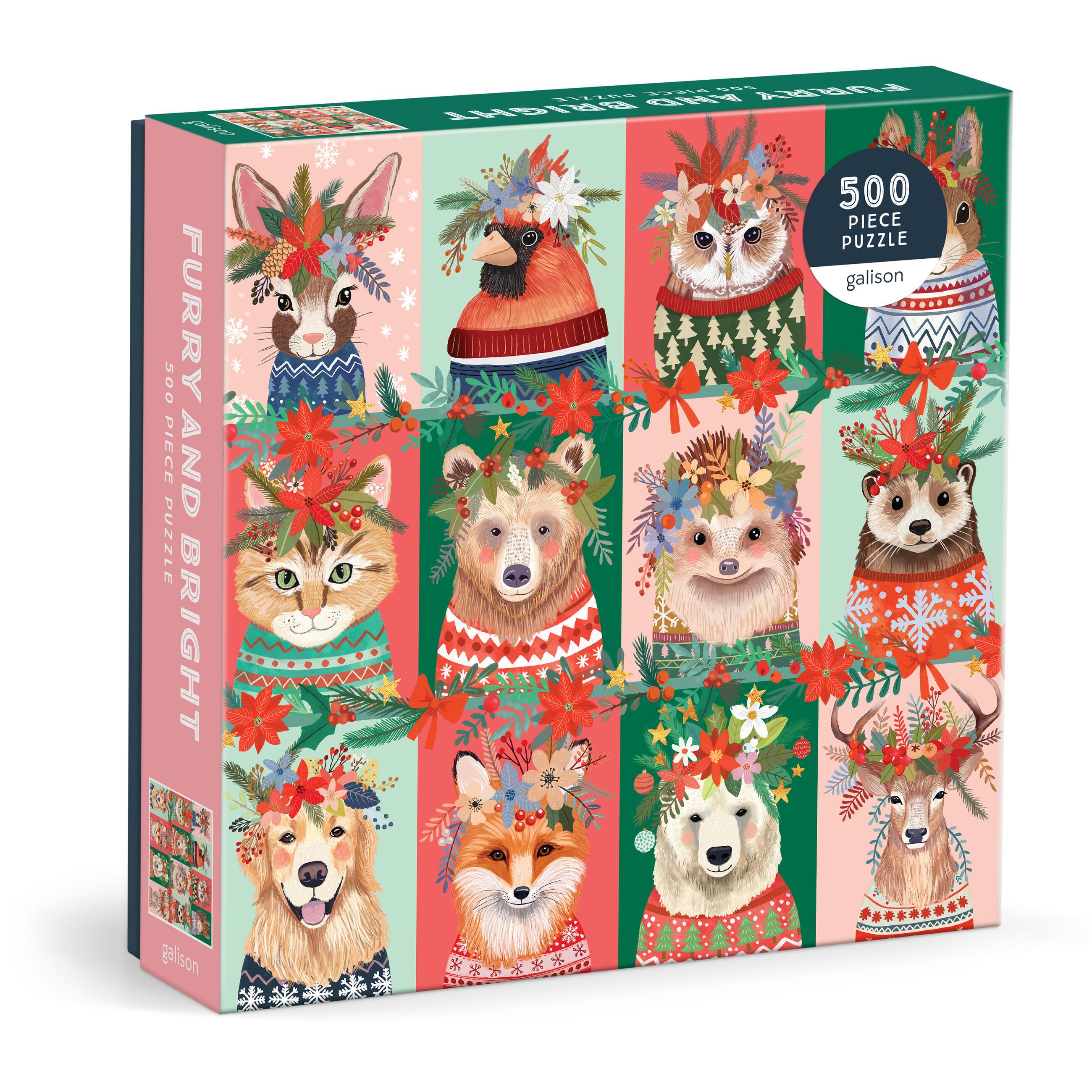 Vorderes Coverbild Furry and Bright 500 Piece Puzzle