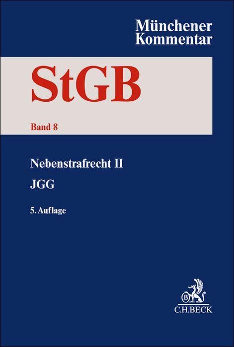 Vorderes Coverbild Münchener Kommentar zum Strafgesetzbuch  Bd. 8: Nebenstrafrecht II, JGG (Auszug)