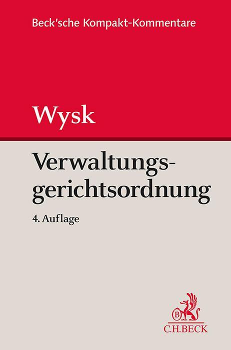 Vorderes Coverbild Verwaltungsgerichtsordnung. VwGO